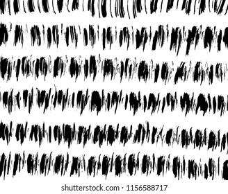 White and black grunge pattern. Background. Brush. Vector.