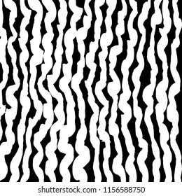 White and black grunge pattern. Background. Brush. Vector.