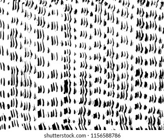 White and black grunge pattern. Background. Brush. Vector.