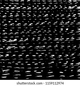 White and black grunge pattern. Background. Brush. Vector.