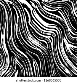 White and black grunge pattern. Background. Brush. Vector.