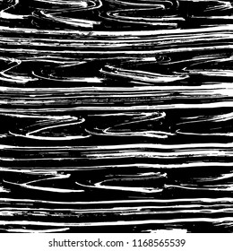 White and black grunge pattern. Background. Brush. Vector.