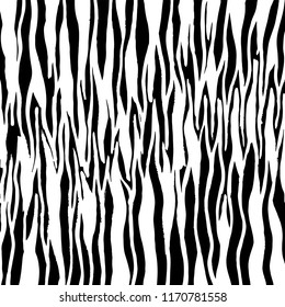 White and black grunge pattern. Background. Brush. Vector.