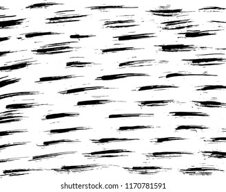 White and black grunge pattern. Background. Brush. Vector.