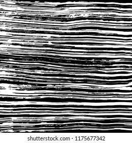 White and black grunge pattern. Background. Brush. Vector.