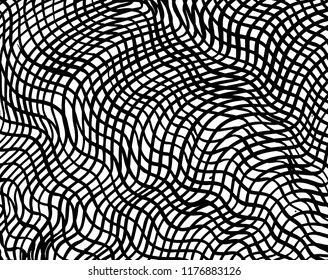 White and black grunge pattern. Background. Brush. Vector.