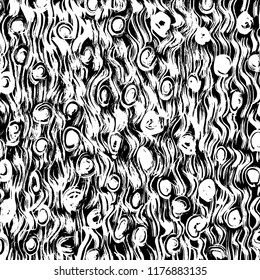 White and black grunge pattern. Background. Brush. Vector.