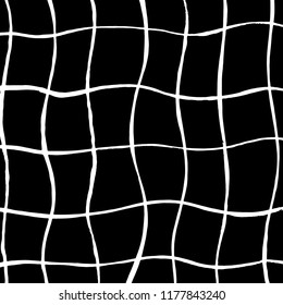White and black grunge pattern. Background. Brush. Vector.