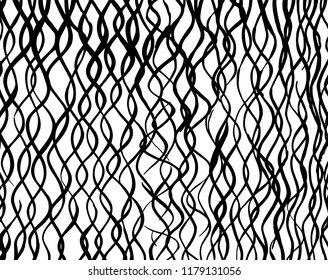 White and black grunge pattern. Background. Brush. Vector.