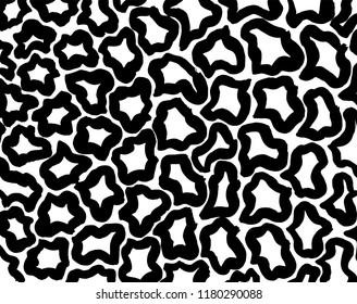 White and black grunge pattern. Background. Brush. Vector.