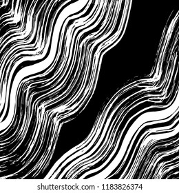White and black grunge pattern. Background. Brush. Vector.