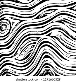 White and black grunge pattern. Background. Brush. Vector.