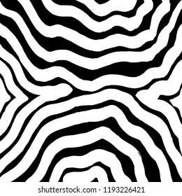 White and black grunge pattern. Background. Brush. Vector.