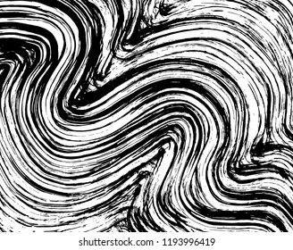 White and black grunge pattern. Background. Brush. Vector.