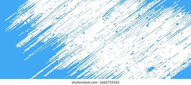 Fondo de línea diagonal de pincel de arañazo grunge blanco y negro