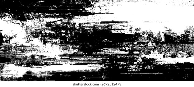Efecto de patrón de spray grunge blanco y negro para elemento de diseño.