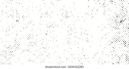 Textura grunge branca e preta. Resumo Esboço para criar um efeito angustiado. Angústia Sobreposição de grão design monocromático. Ilustração vetorial