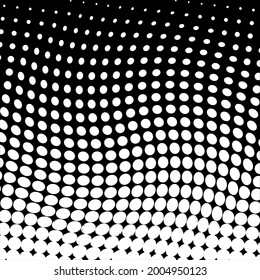 White and black halftone background. White and black polka dot. Halftone patterns. Modern Halftone Background, backdrop, texture, pattern. Vector illustration.