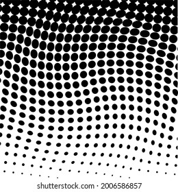 White and black halftone background. White and black polka dot. Halftone patterns. Modern Halftone Background, backdrop, texture, pattern. Vector illustration.