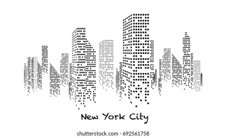 White and Black illuminated Building under construction, skyscrapers and flat, light, stage, home, house