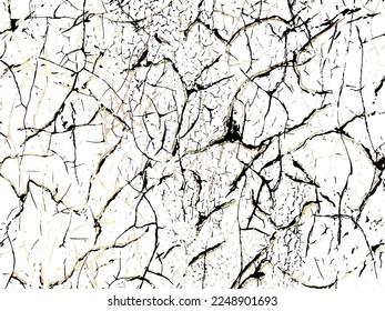White and black marble canvas abstract painting background with gold texture. Vector illustration
