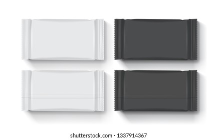 white and black paper packaging for your design and brand