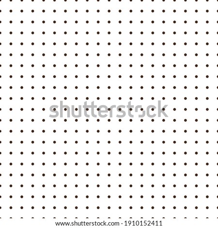 White and black Polka Dot seamless pattern. Vector background.