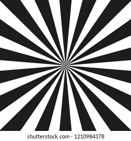 White and black ray burst style background