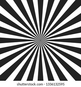 White and black ray burst style background