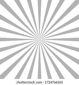 White and black ray burst style background vector design