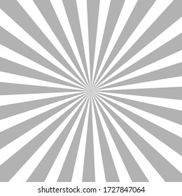 White and black ray burst style background vector design