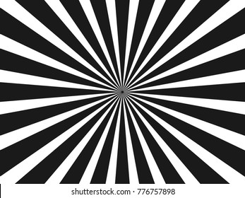 White and black ray burst style background