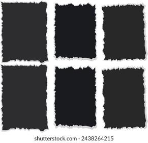  white black torn paper texture background

