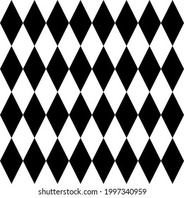 White and black triangle Checkered pattern vector background 
