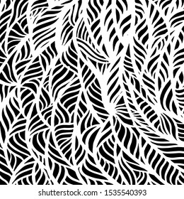 White and black vector. Grunge background. Abstract brush pattern.