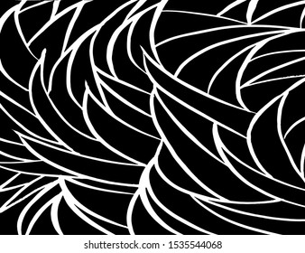 White and black vector. Grunge background. Abstract brush pattern.