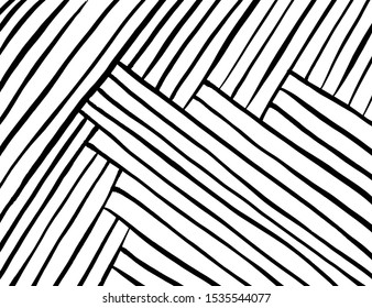 White and black vector. Grunge background. Abstract brush pattern.