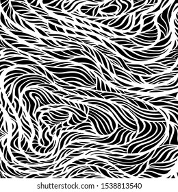 White and black vector. Grunge background. Abstract brush pattern.
