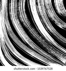 White and black vector. Grunge background. Abstract brush pattern.