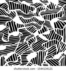 White and black vector. Grunge background. Abstract brush pattern.