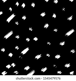 White and black vector. Grunge background. Abstract brush pattern.