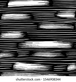 White and black vector. Grunge background. Abstract brush pattern.