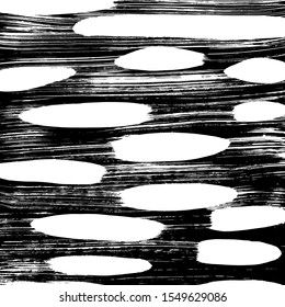 White and black vector. Grunge background. Abstract brush pattern.