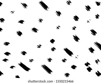 White and black vector. Grunge background. Abstract brush pattern.
