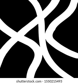 White and black vector. Grunge background. Abstract brush pattern.