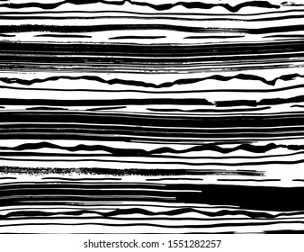 White and black vector. Grunge background. Abstract brush pattern.