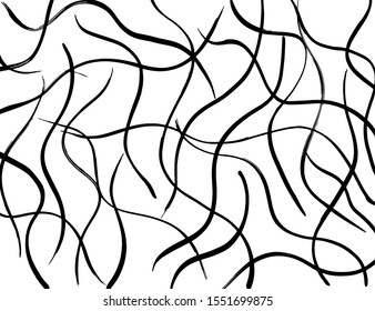 White and black vector. Grunge background. Abstract brush pattern.