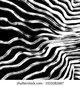 White and black vector. Grunge background. Abstract brush pattern.