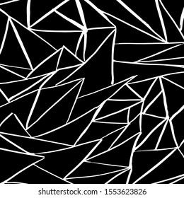 White and black vector. Grunge background. Abstract brush pattern.