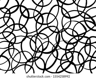White and black vector. Grunge background. Abstract brush pattern.